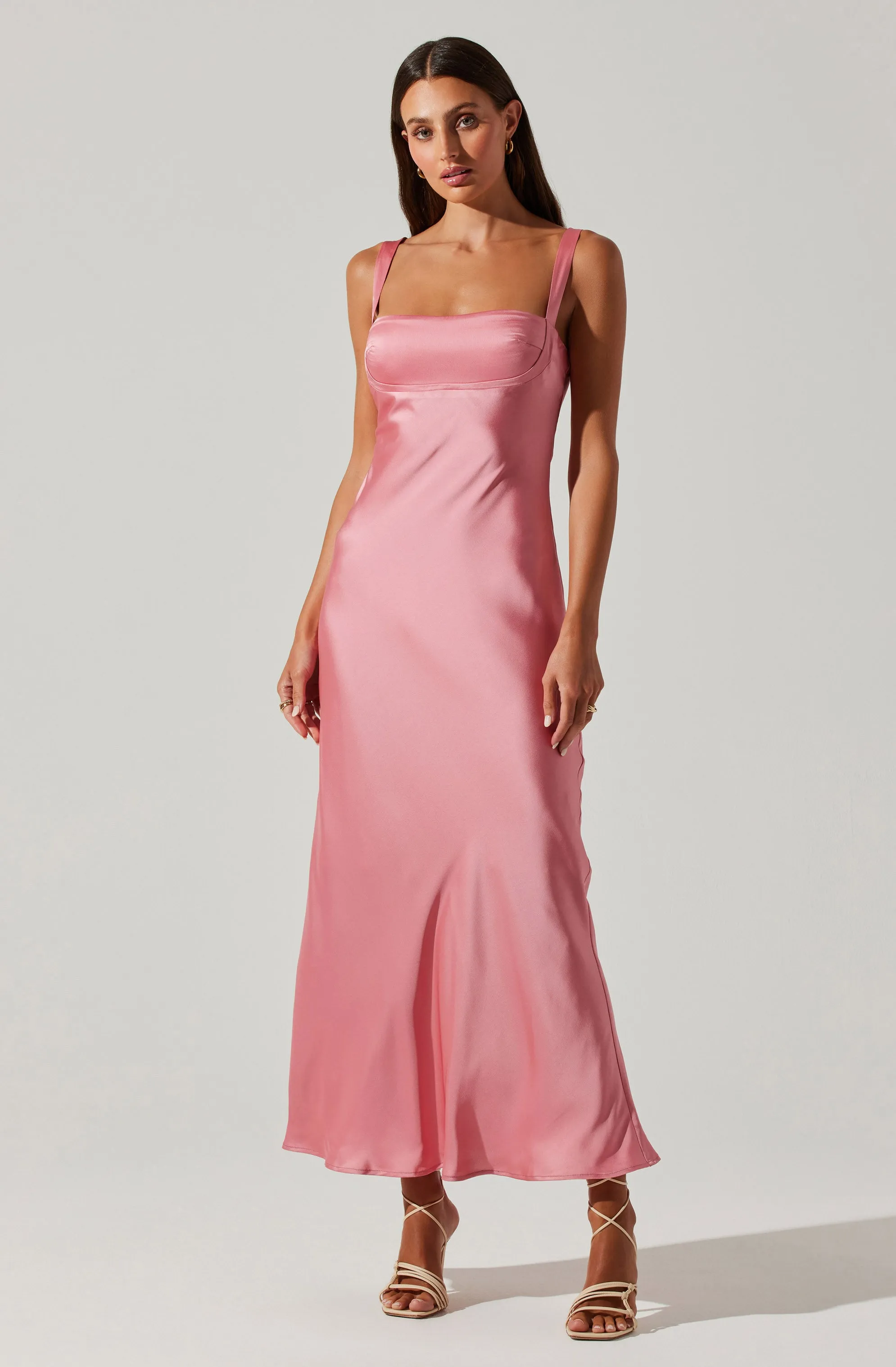 Selling Fast Stacie Satin Maxi Dress  Limited Availability!