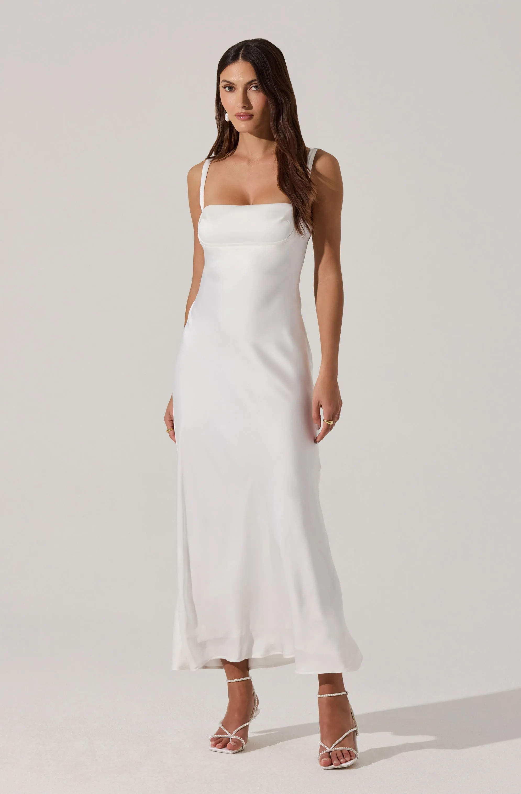 Selling Fast Stacie Satin Maxi Dress  Limited Availability!