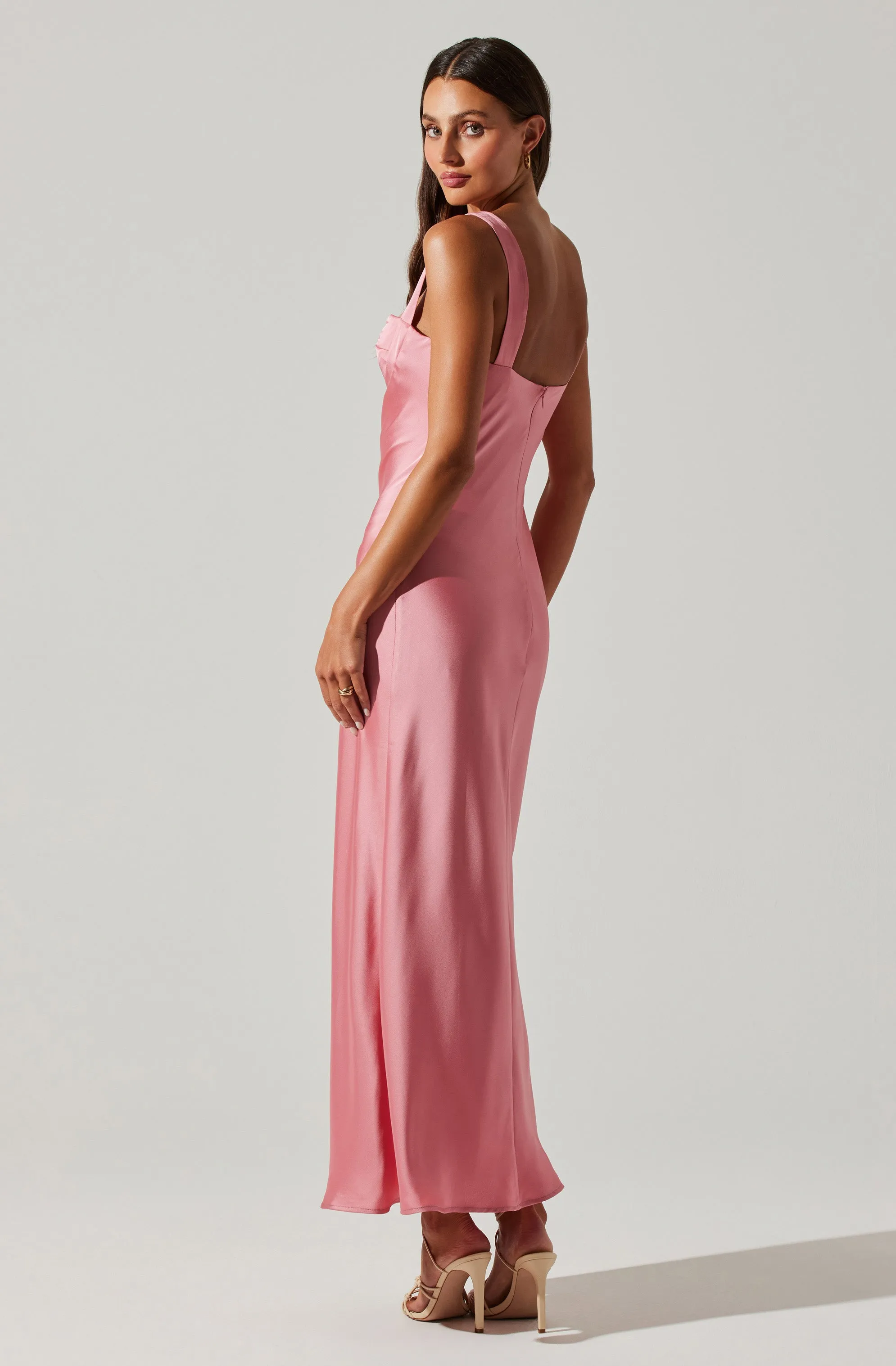 Selling Fast Stacie Satin Maxi Dress  Limited Availability!