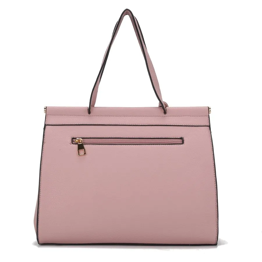 Shelby Vegan Leather Womens Satchel Bag with wallet -2 pieces