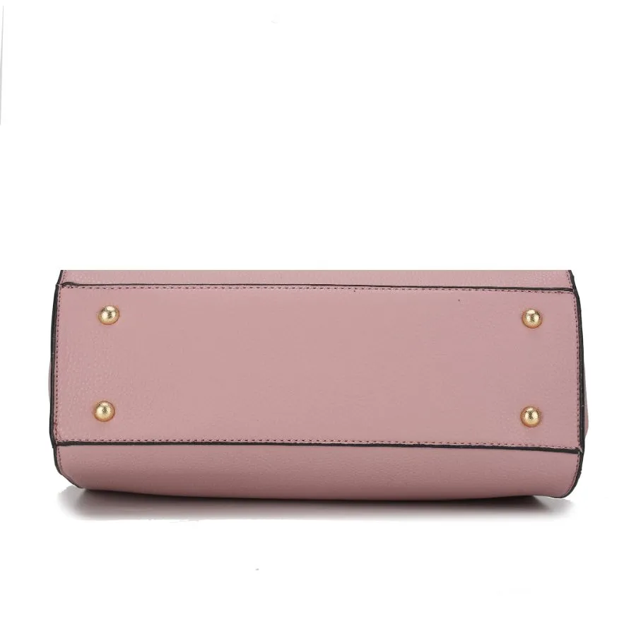Shelby Vegan Leather Womens Satchel Bag with wallet -2 pieces