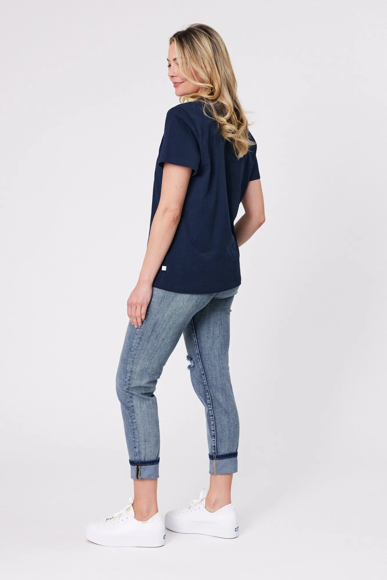 Shine On Essentials Tee Navy