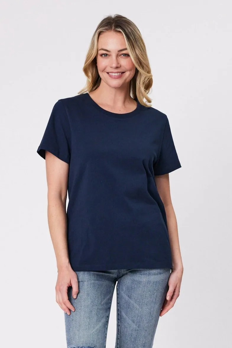 Shine On Essentials Tee Navy