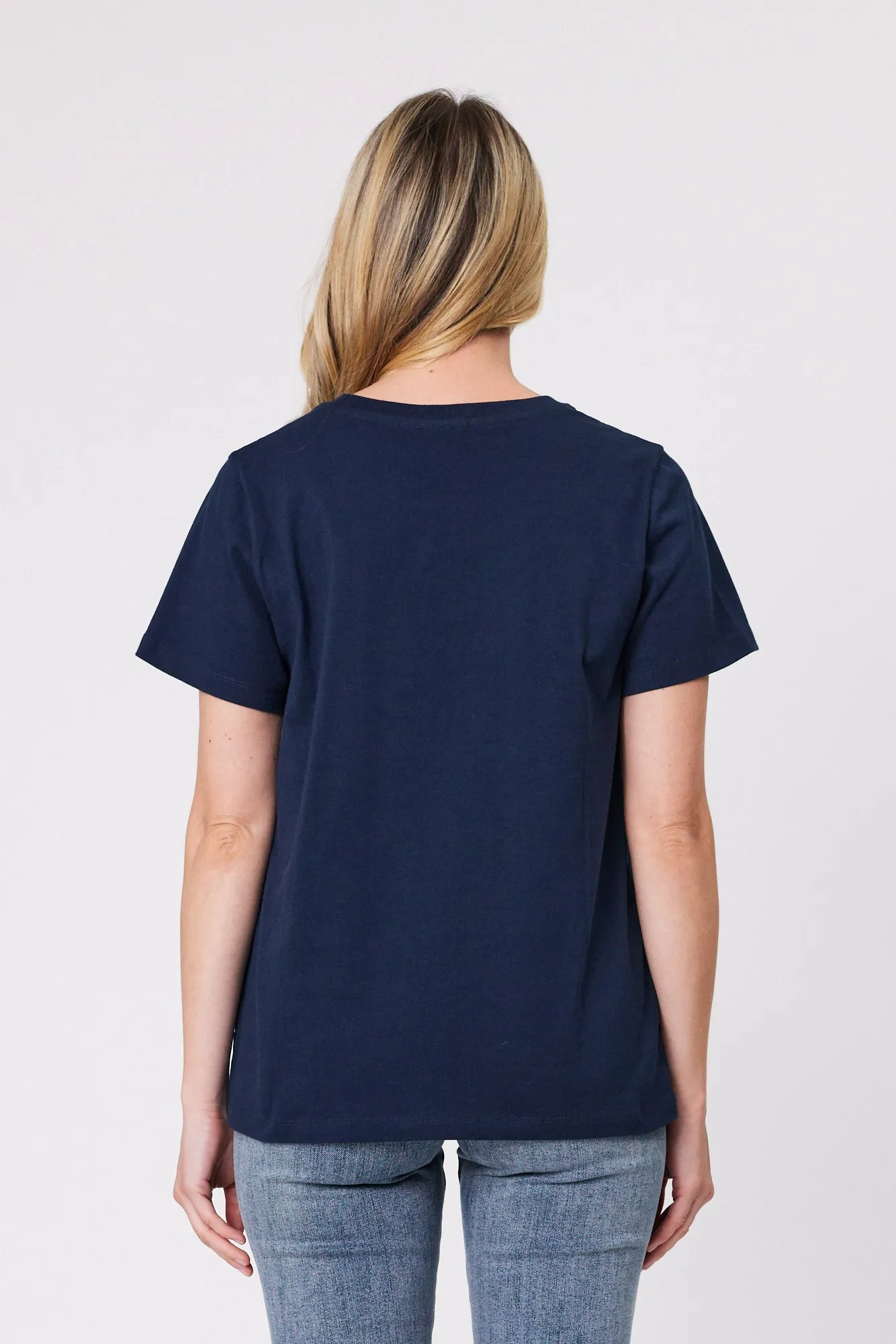 Shine On Essentials Tee Navy