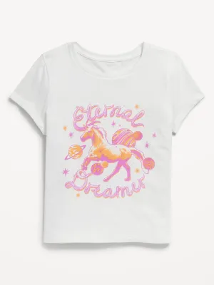Short-Sleeve Graphic T-Shirt For Girls