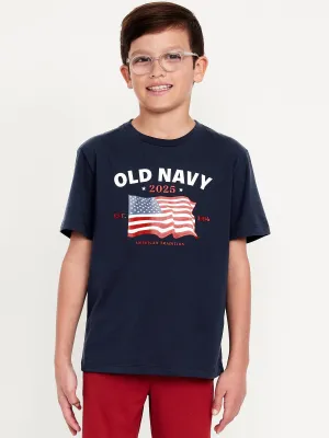 Short-Sleeve Logo-Graphic T-Shirt for Boys