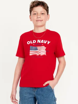 Short-Sleeve Logo-Graphic T-Shirt for Boys