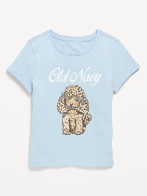 Short-Sleeve Logo-Graphic T-Shirt for Girls