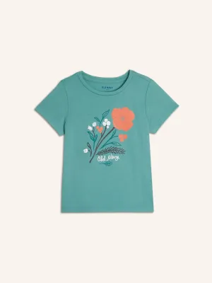 Short-Sleeve Logo-Graphic T-Shirt for Girls
