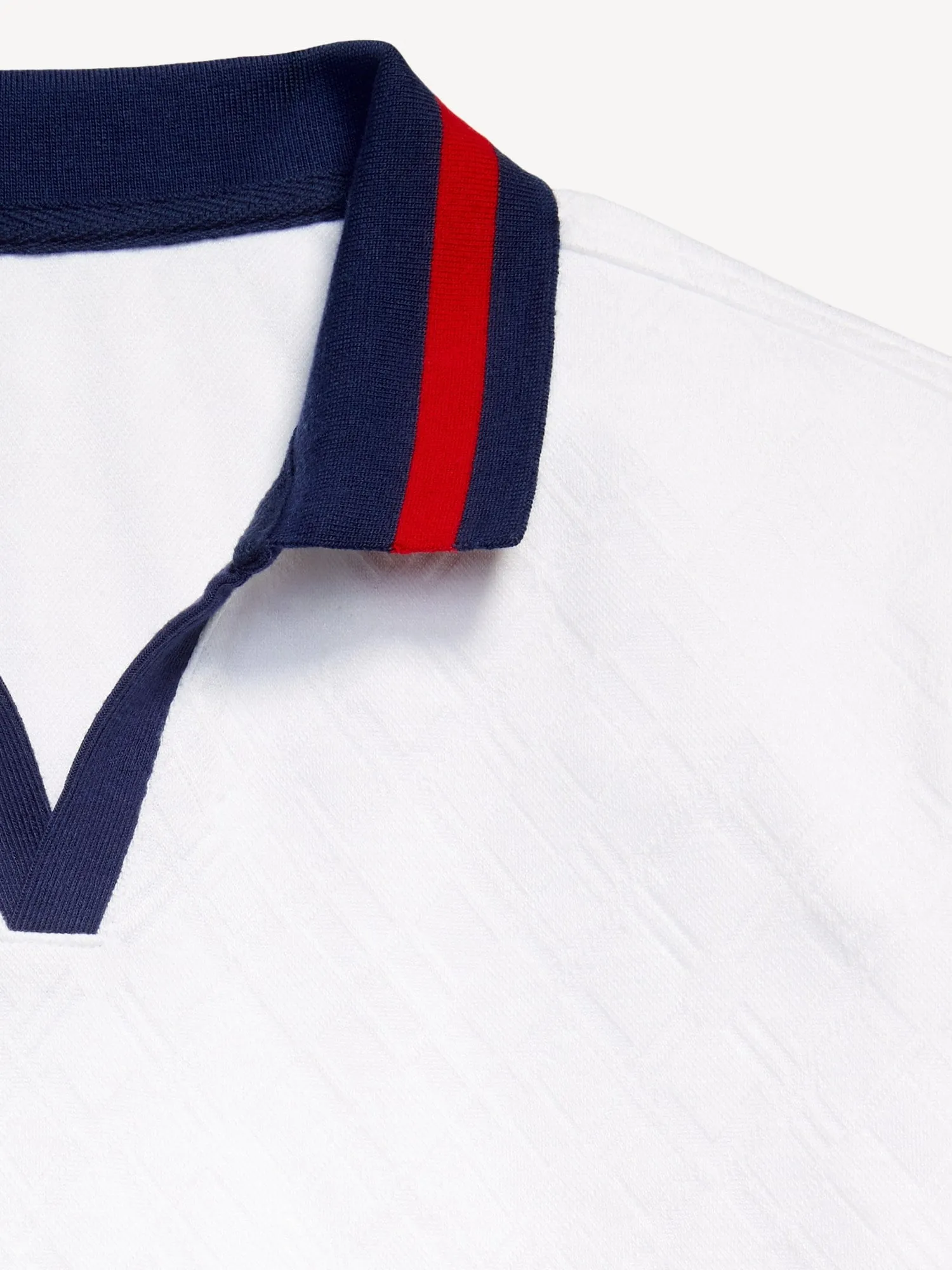 Short-Sleeve Textured-Knit Collared Shirt for Boys