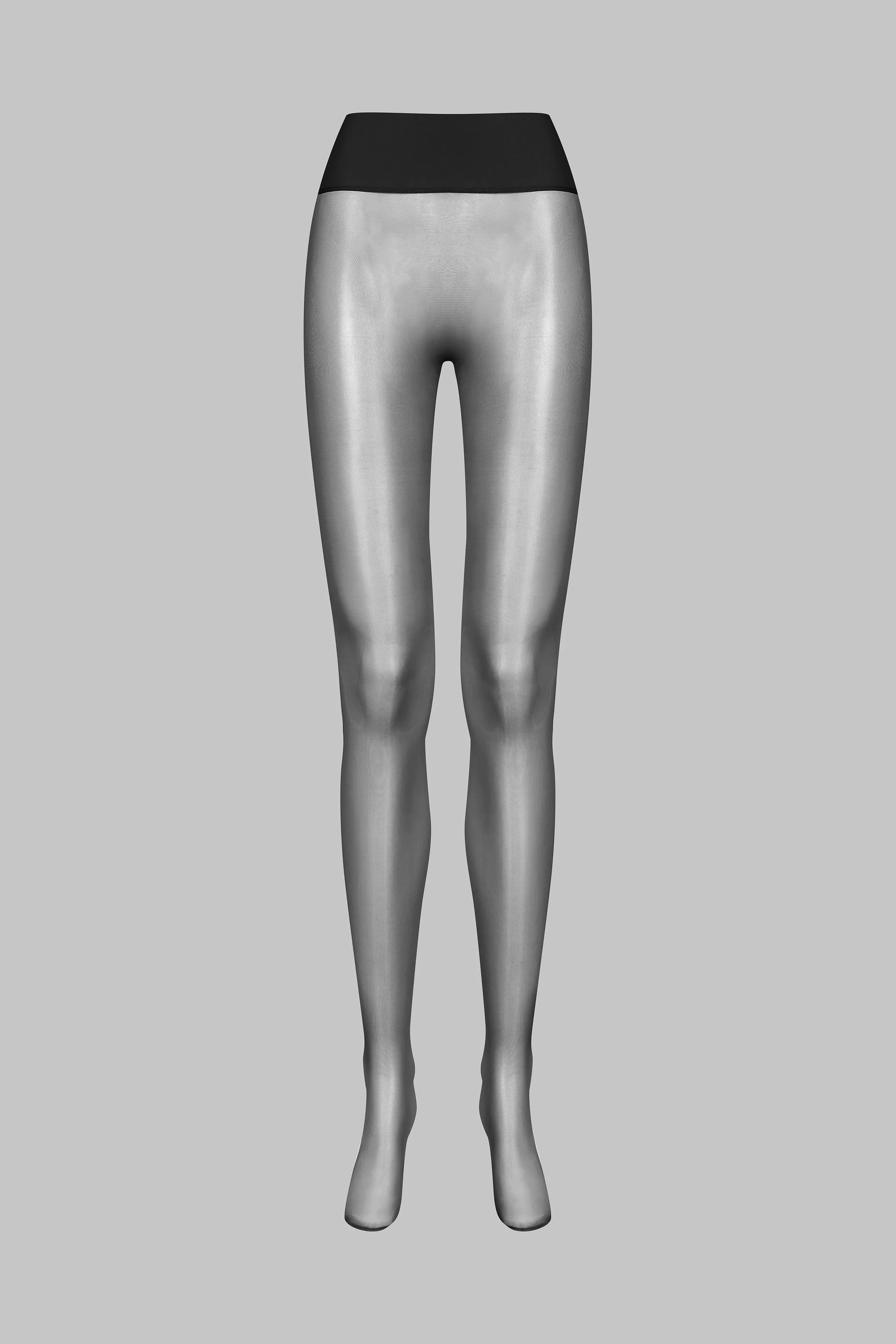 Signature back seamed seamless tights - Black - Les Coquetteries Maison Close
