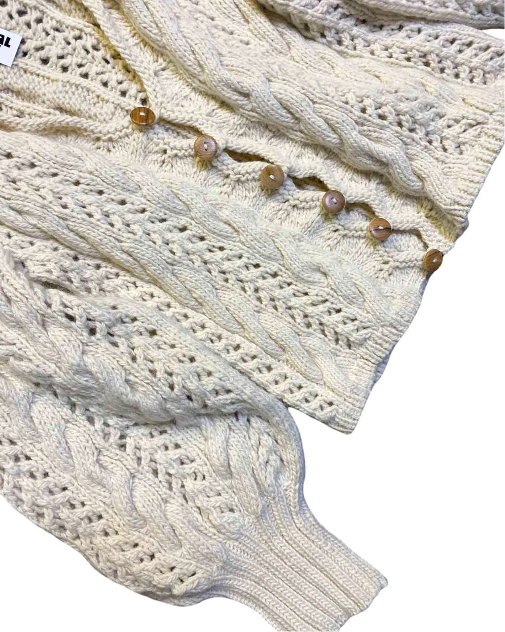 Size S | Tach Clothing Handknit Wool Cardigan