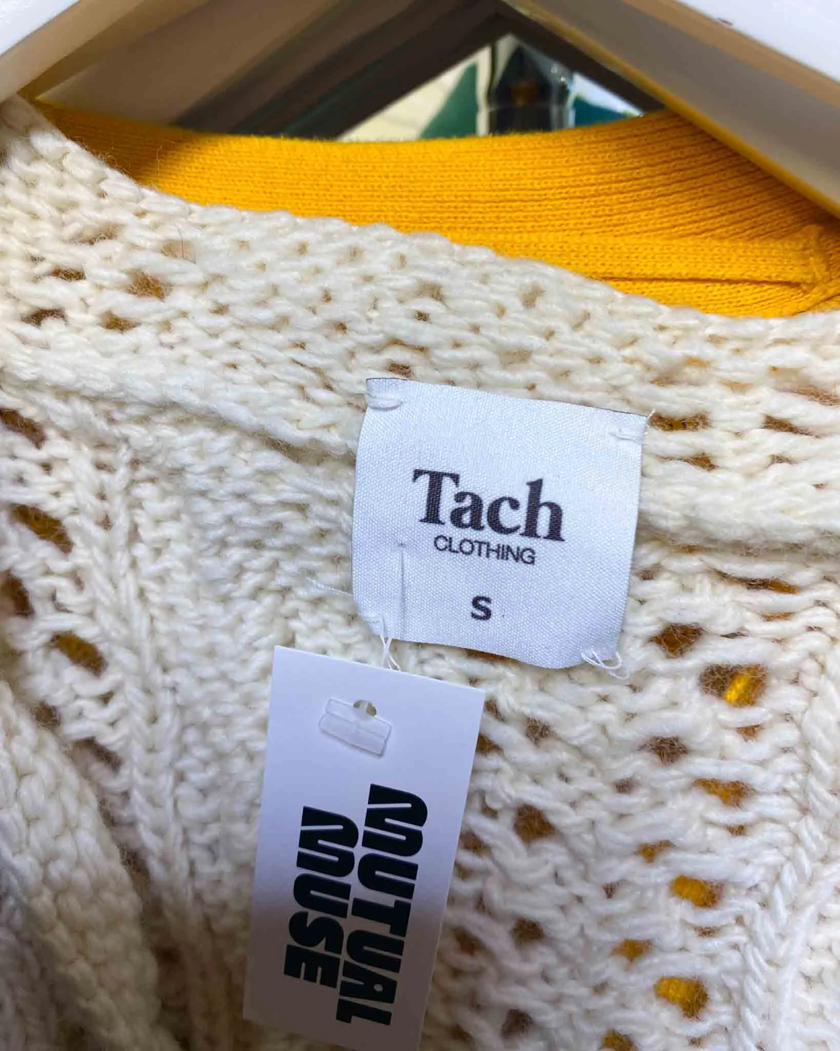 Size S | Tach Clothing Handknit Wool Cardigan