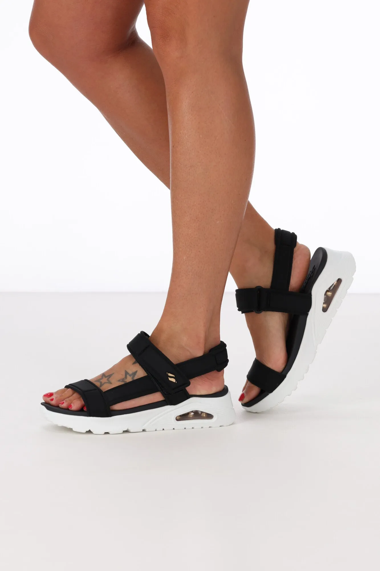 Skechers Uno-Summer Stand 2 Sandal Black