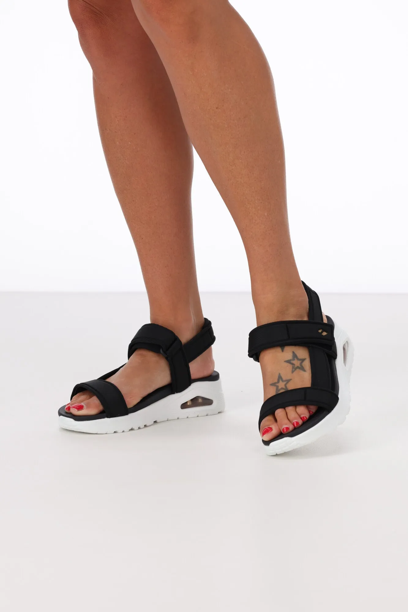 Skechers Uno-Summer Stand 2 Sandal Black