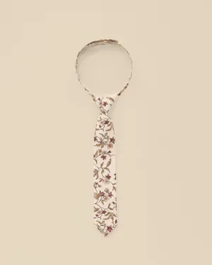 Skinny Tie || Fig Floral