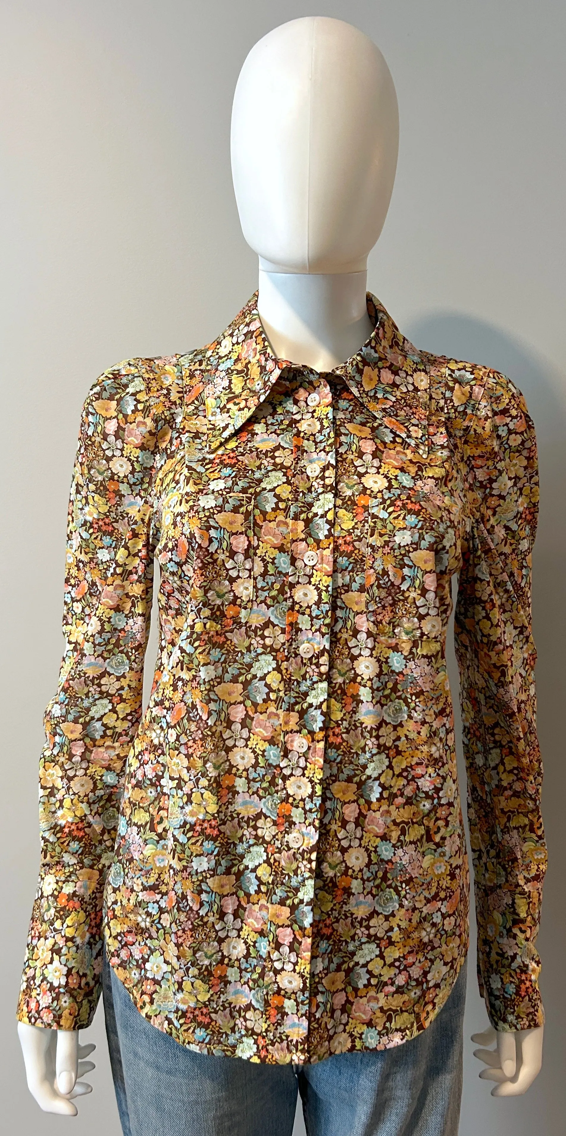 Smythe Floral Blouse Size S