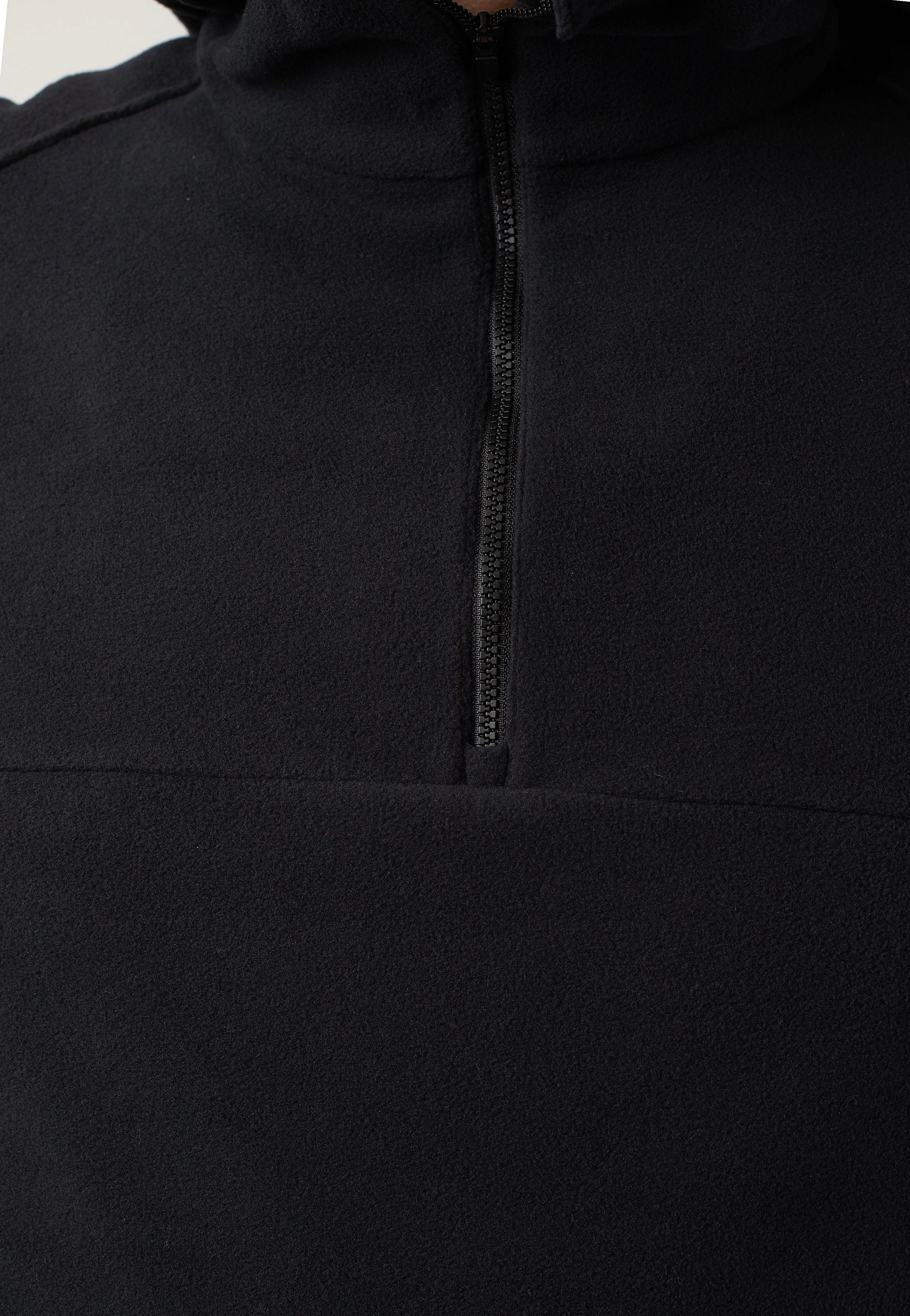 Snow Peak - Micro Fleece Half Zip Black - Hoodie
