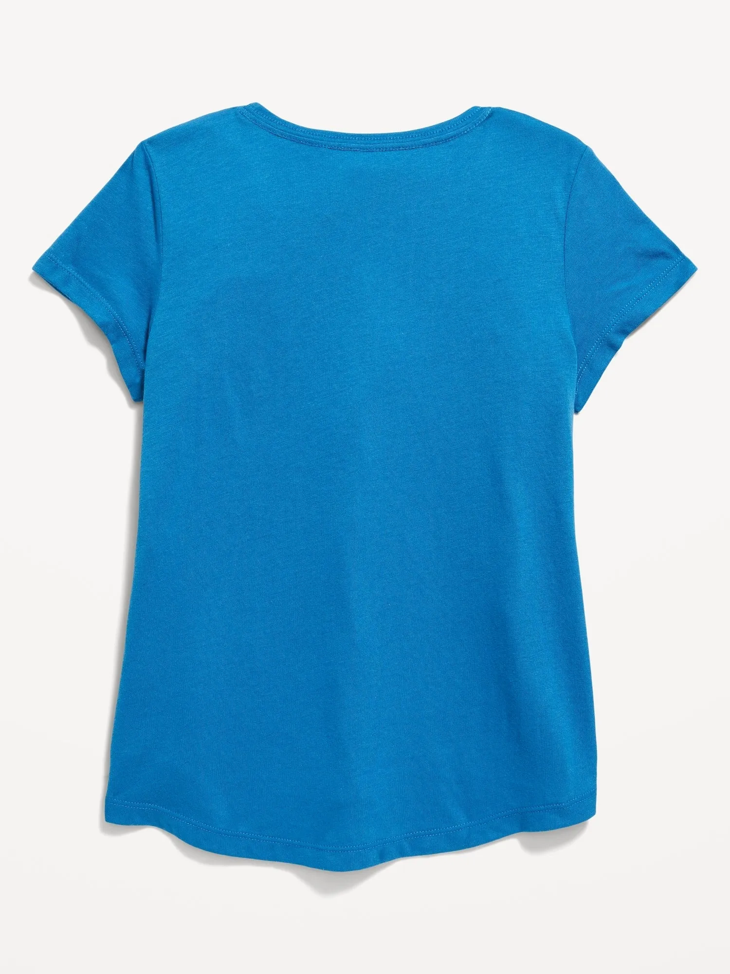 Softest Short-Sleeve Heart-Pocket T-Shirt for Girls