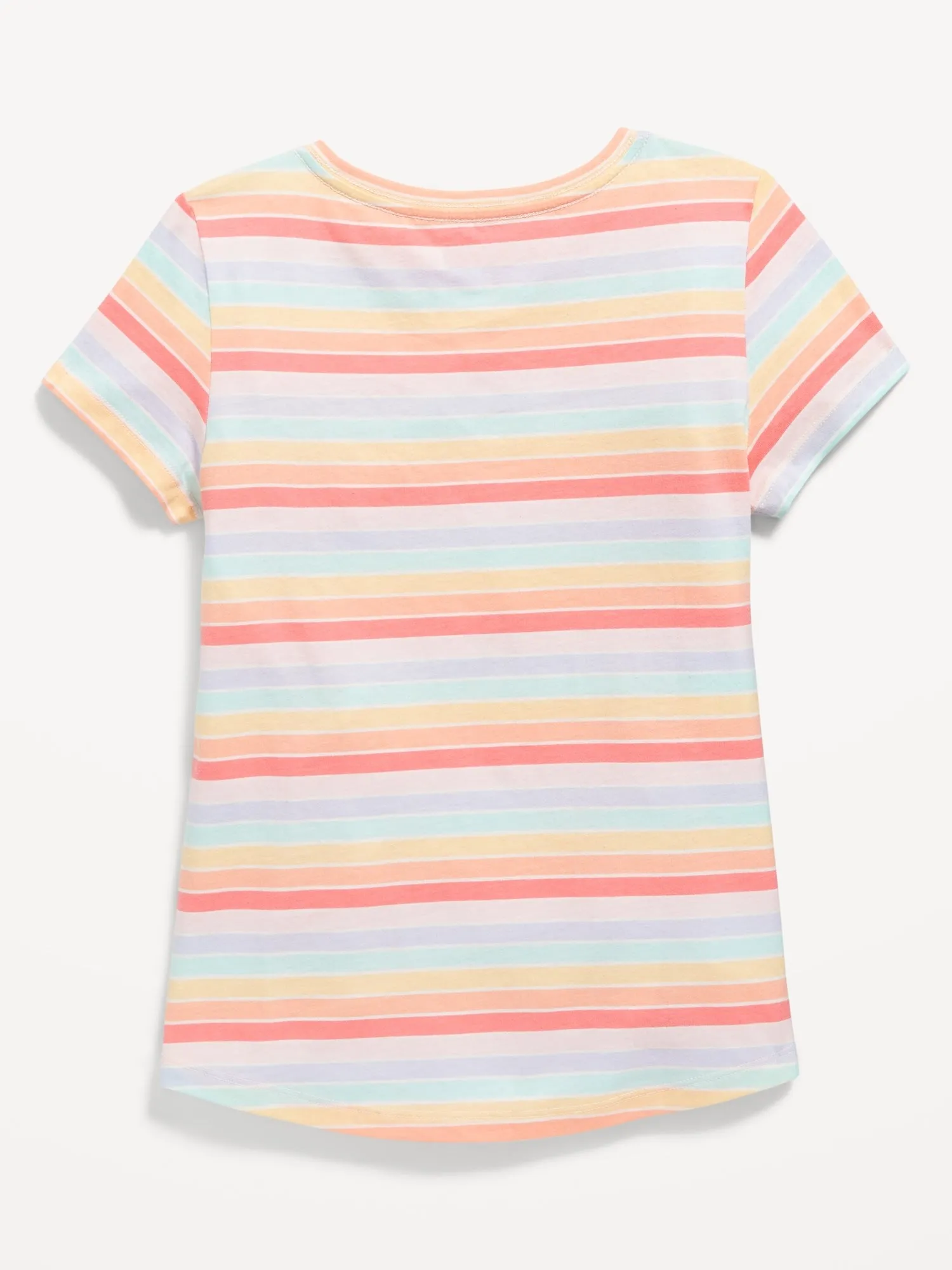 Softest Short-Sleeve Printed T-Shirt for Girls
