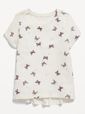 Softest Short-Sleeve Printed T-Shirt for Girls