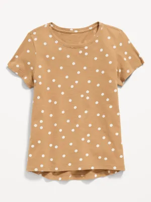 Softest Short-Sleeve Printed T-Shirt for Girls