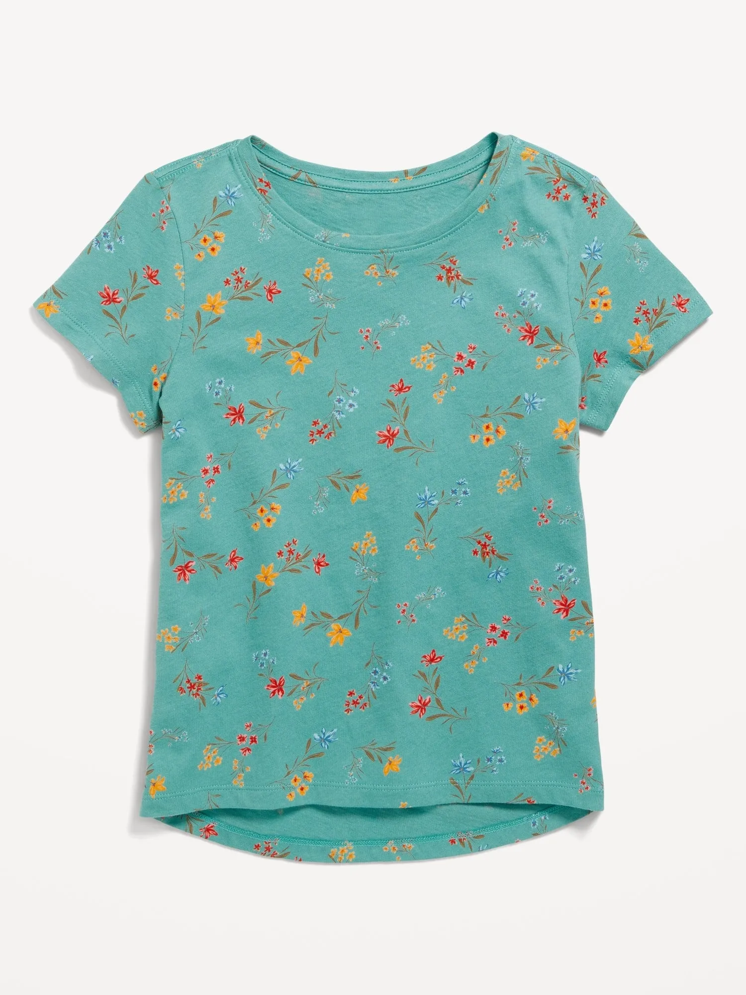 Softest Short-Sleeve Printed T-Shirt for Girls