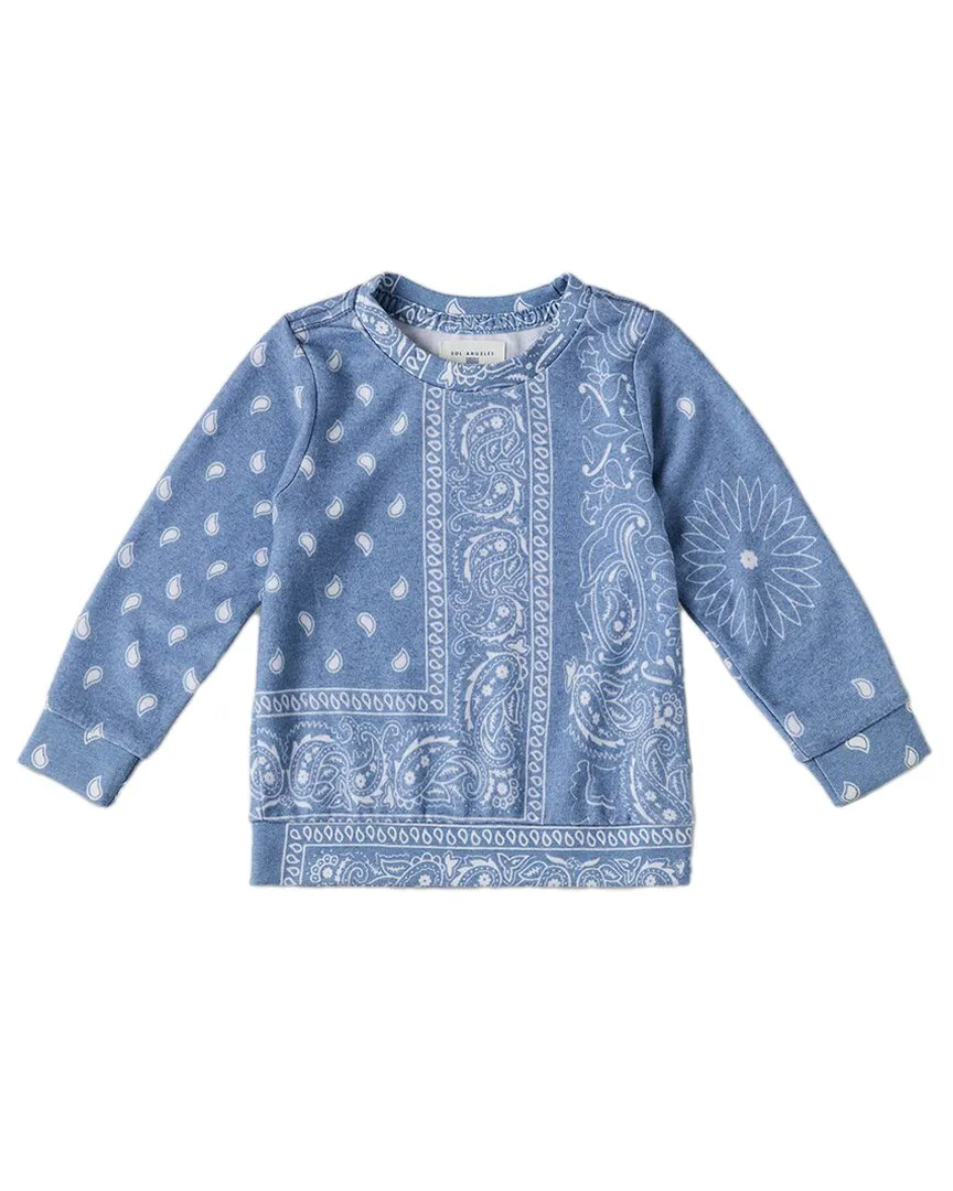 Sol Angeles Patchwork Hacci Pullover