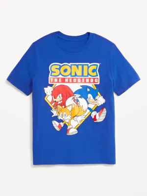 Sonic The Hedgehog Gender-Neutral Graphic T-Shirt for Kids