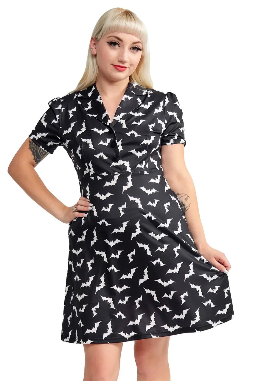 Sourpuss Clothing - Luna Bats Rosie - Dress