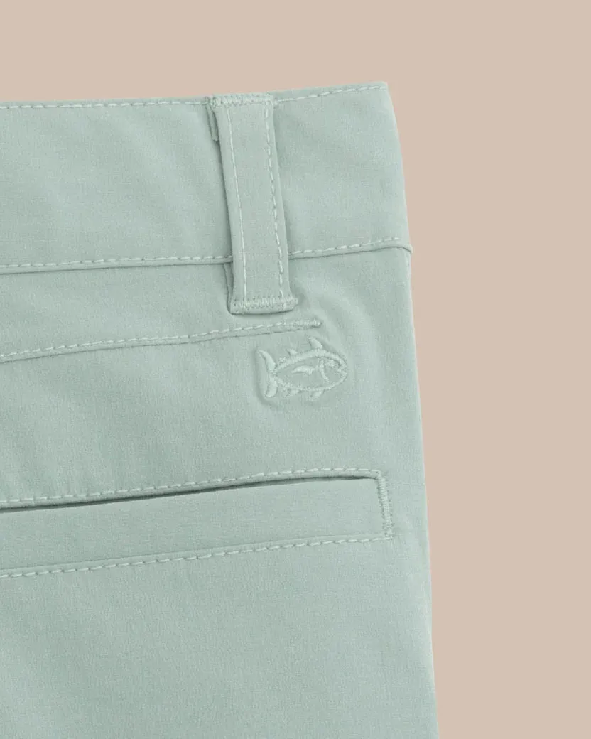 Southern Tide Boy's T3 Gulf Short - Green Surf