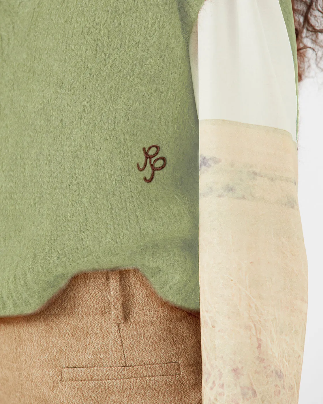 Spencer Vest Alpaca Blend Mint