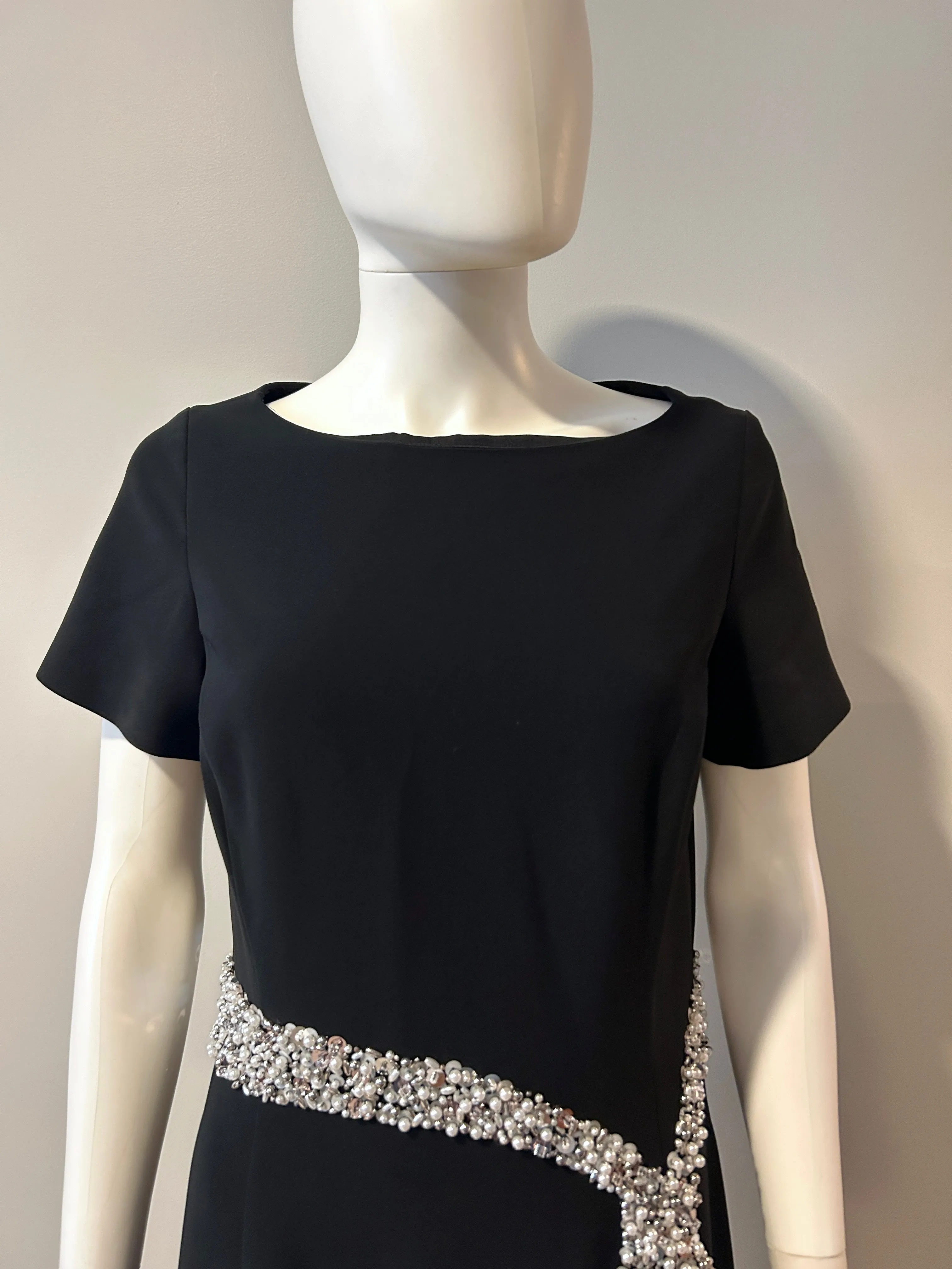 St. John Couture Pearl Bow Dress Size 6