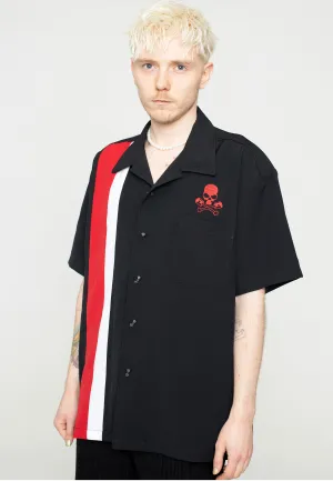 Steady Clothing - Skull Piston Racer Black - Shirt