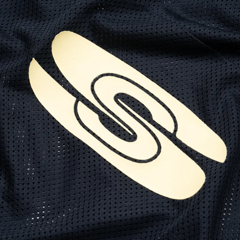 Students Golf Ebens Mesh Tee - Navy