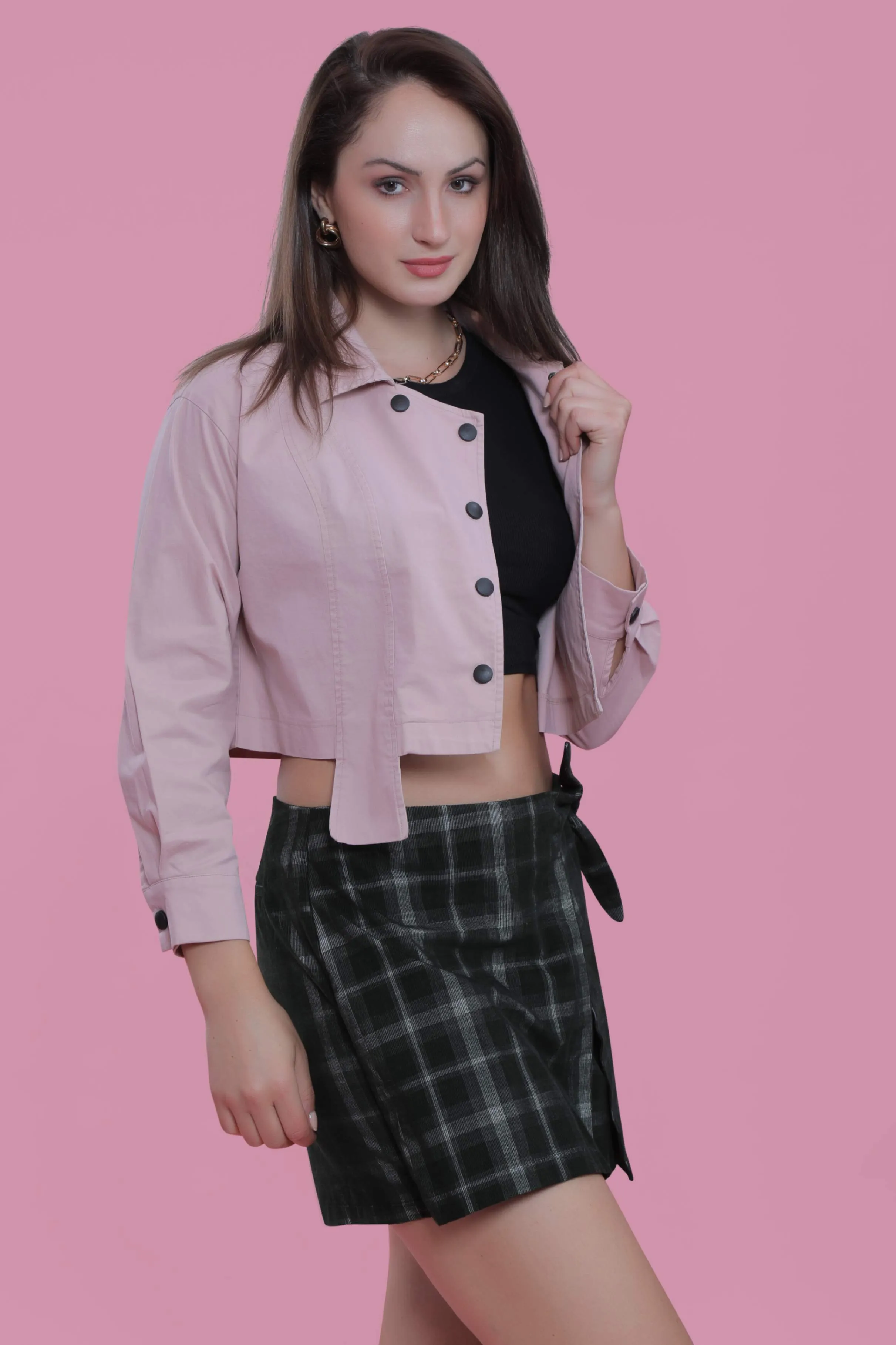 Stylish Long Sleeve Jacket French Theory
