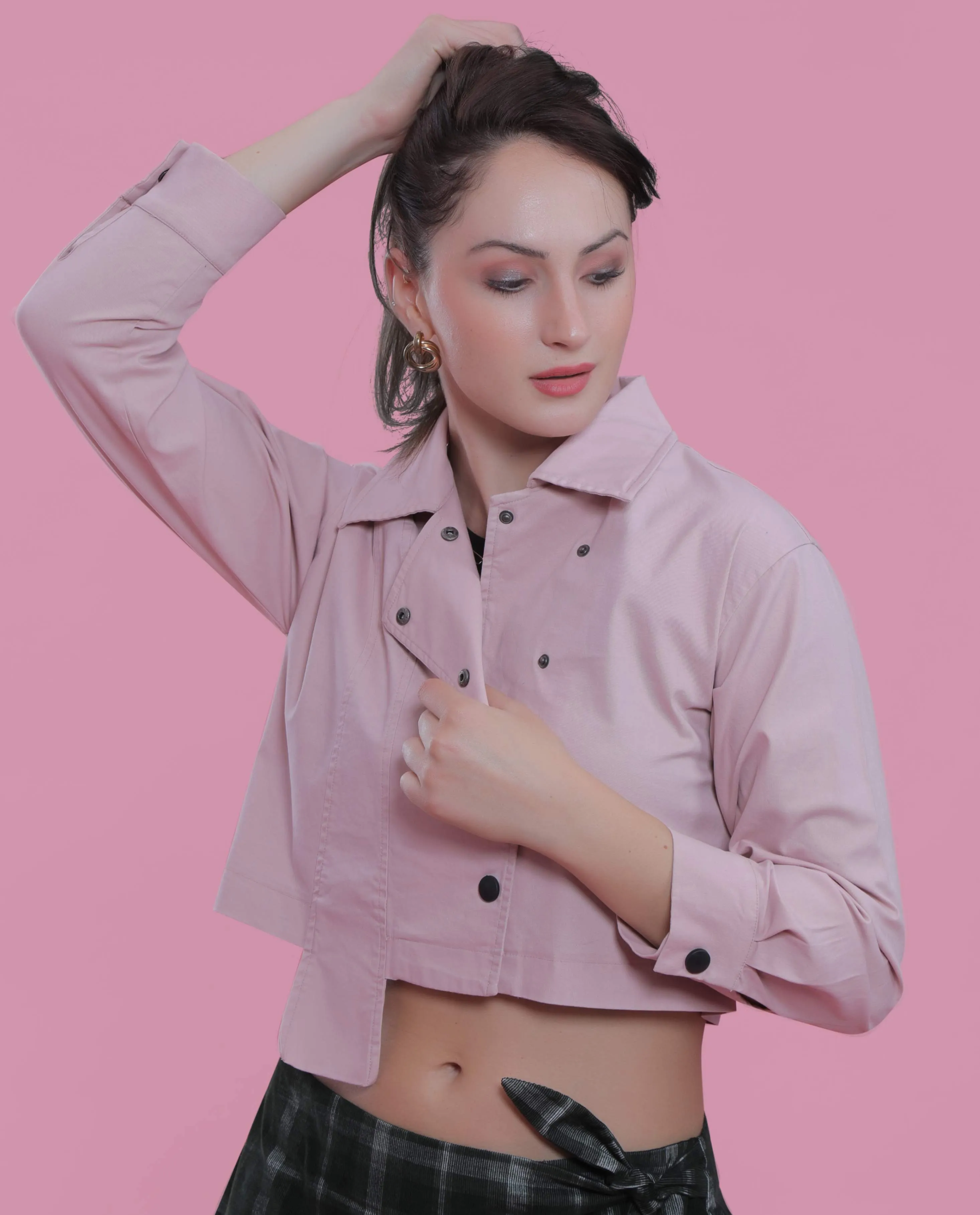 Stylish Long Sleeve Jacket French Theory