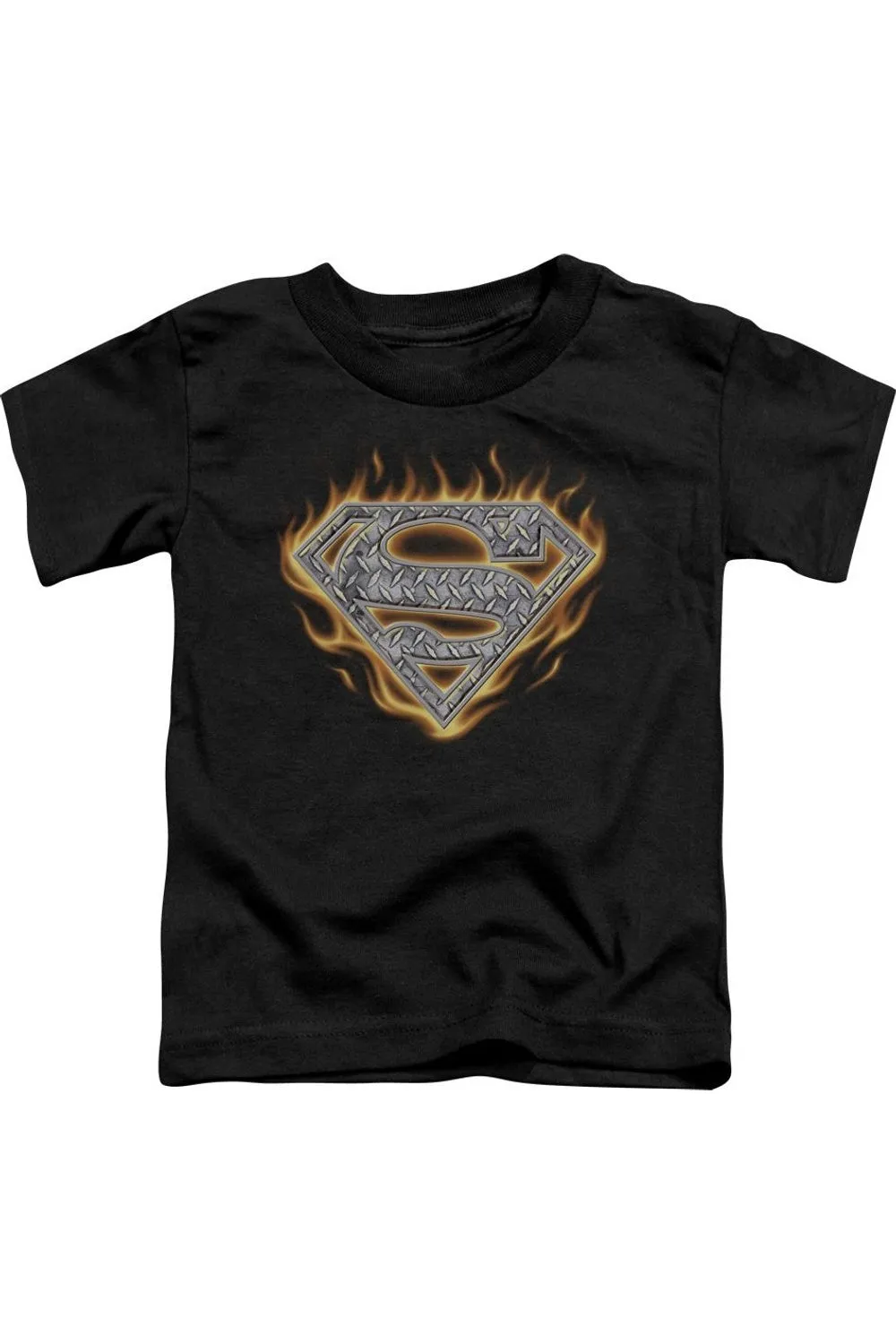 Superman Steel Fire Shield Short Sleeve Toddler Tee / T-Shirt