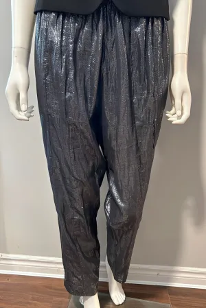 Suzie Kondi Gunmetal Shine Pant Size M/L