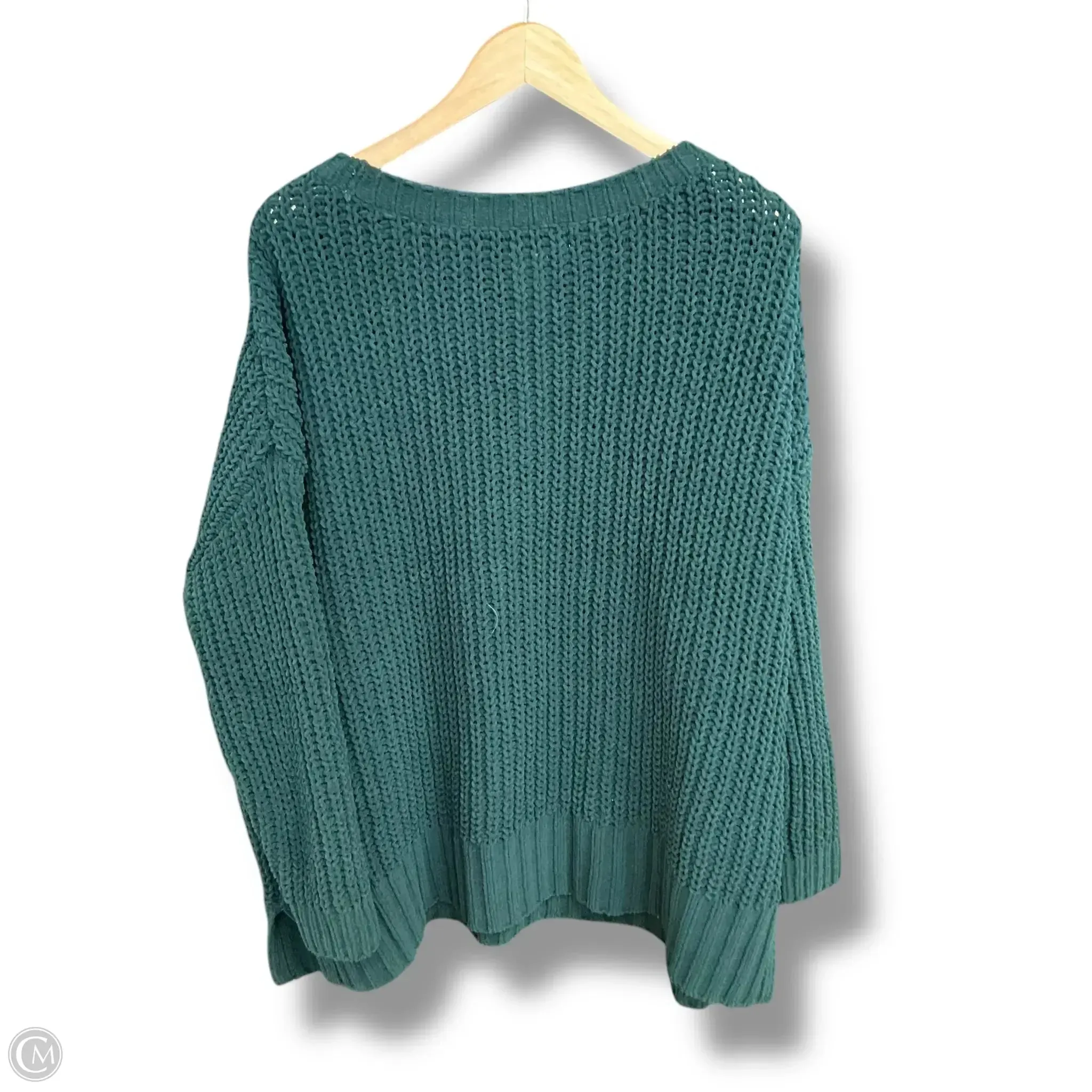 Sweater By American Eagle In Green, Size: M