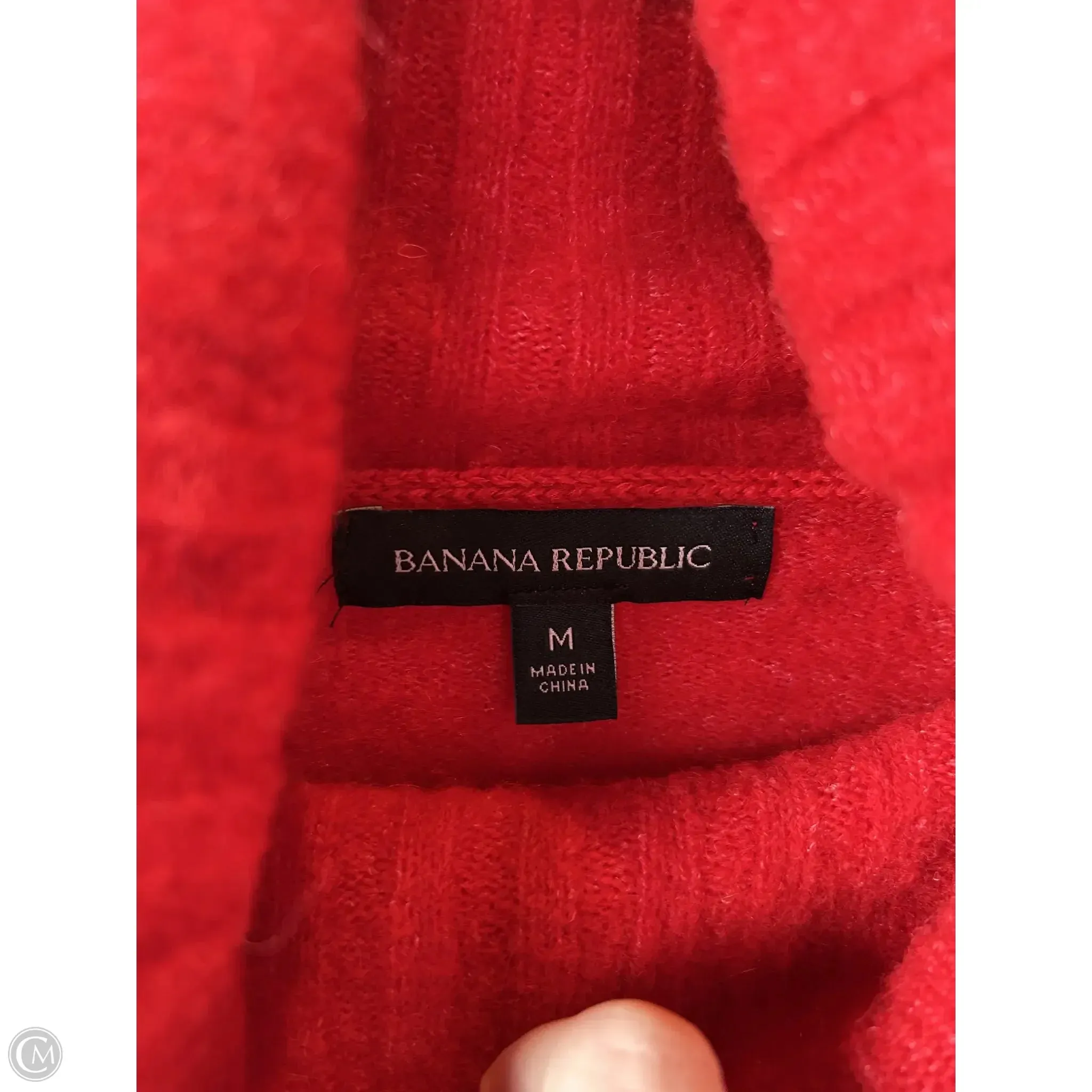 Sweater By Banana Republic In Red, Size: M