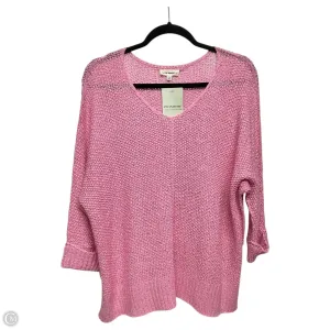 Sweater By Ee Some In Pink, Size: S