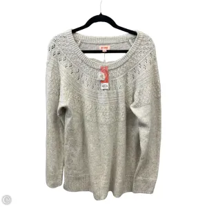 Sweater By Evri In Tan, Size: Xxl