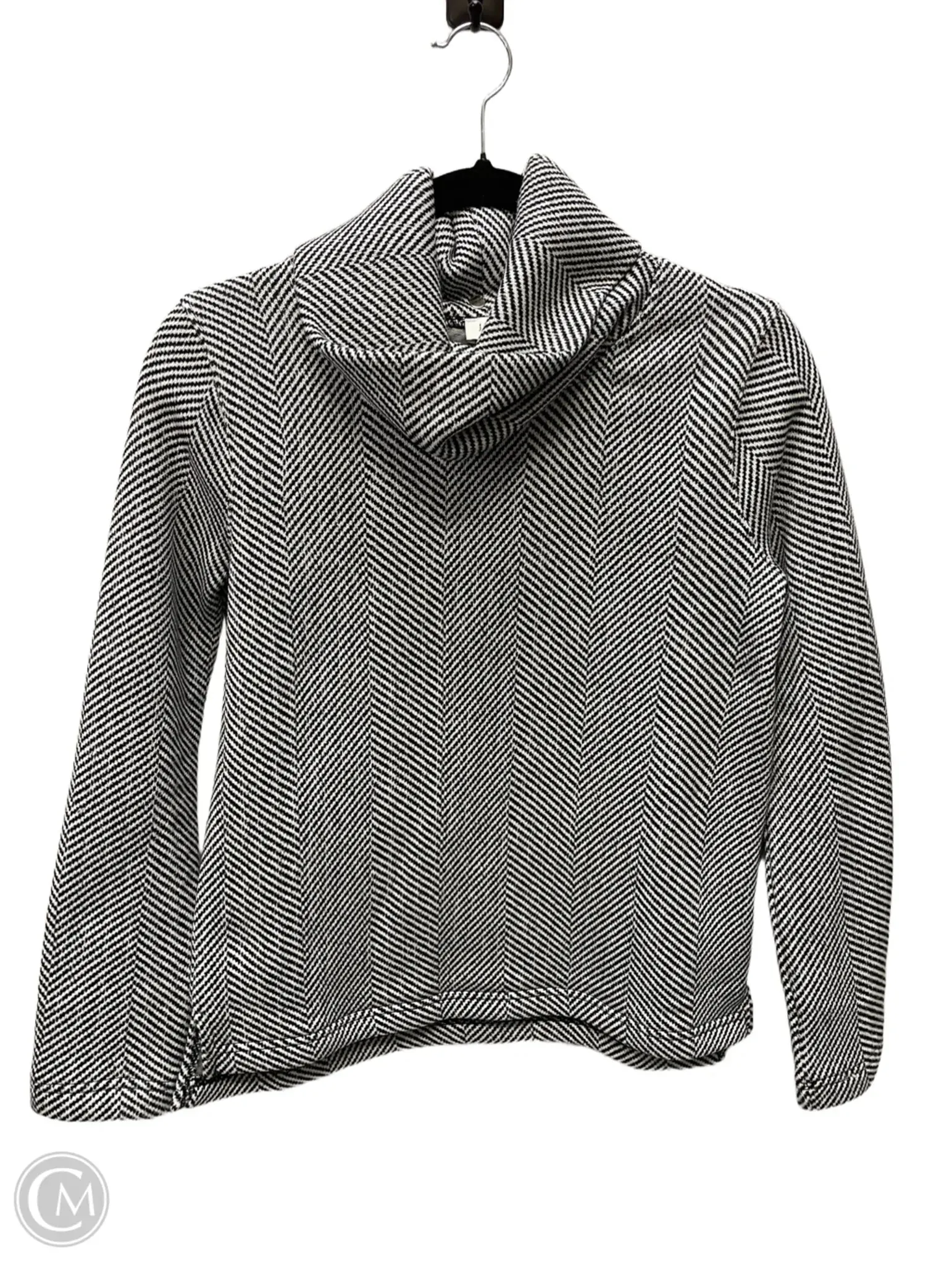 Sweater By J. Crew In Black & White, Size: Xs