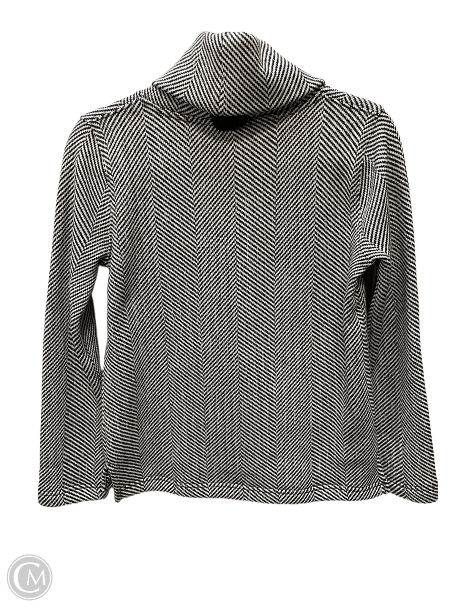 Sweater By J. Crew In Black & White, Size: Xs