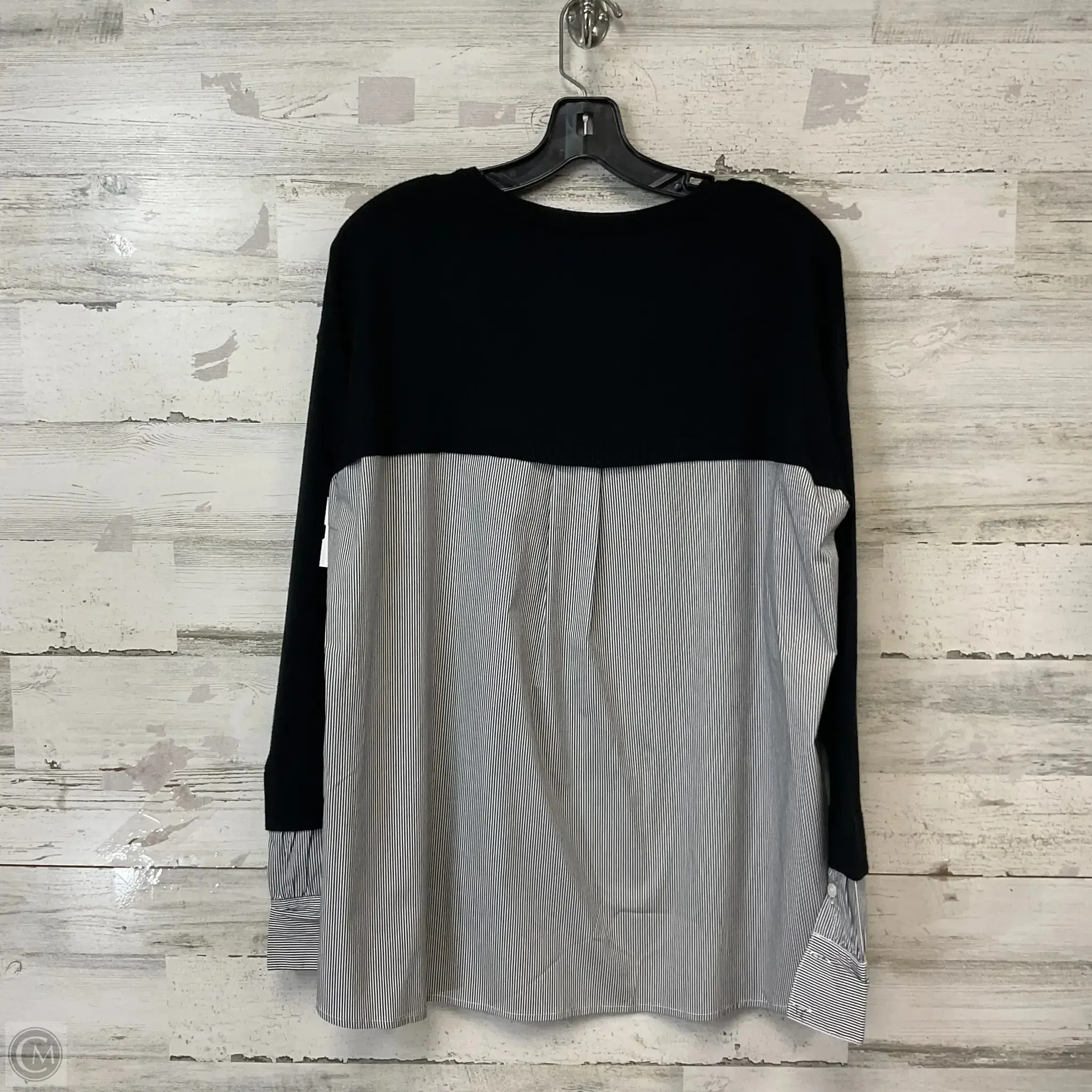 Sweater By JENVIE In Black & White, Size: M