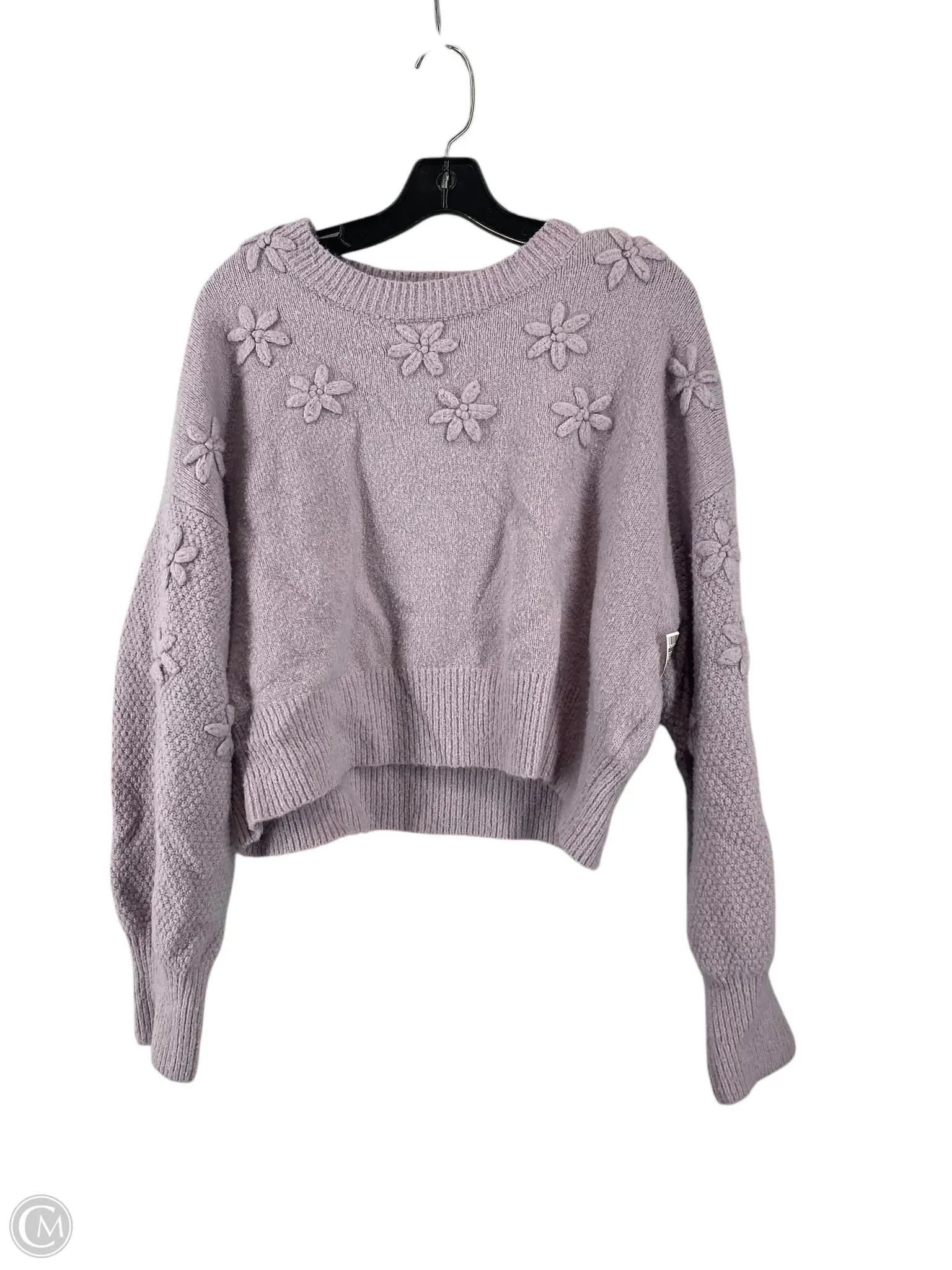 Sweater By Jessica Simpson In Purple, Size: L