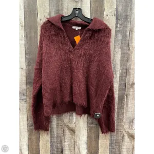 Sweater By Madewell In Maroon, Size: S