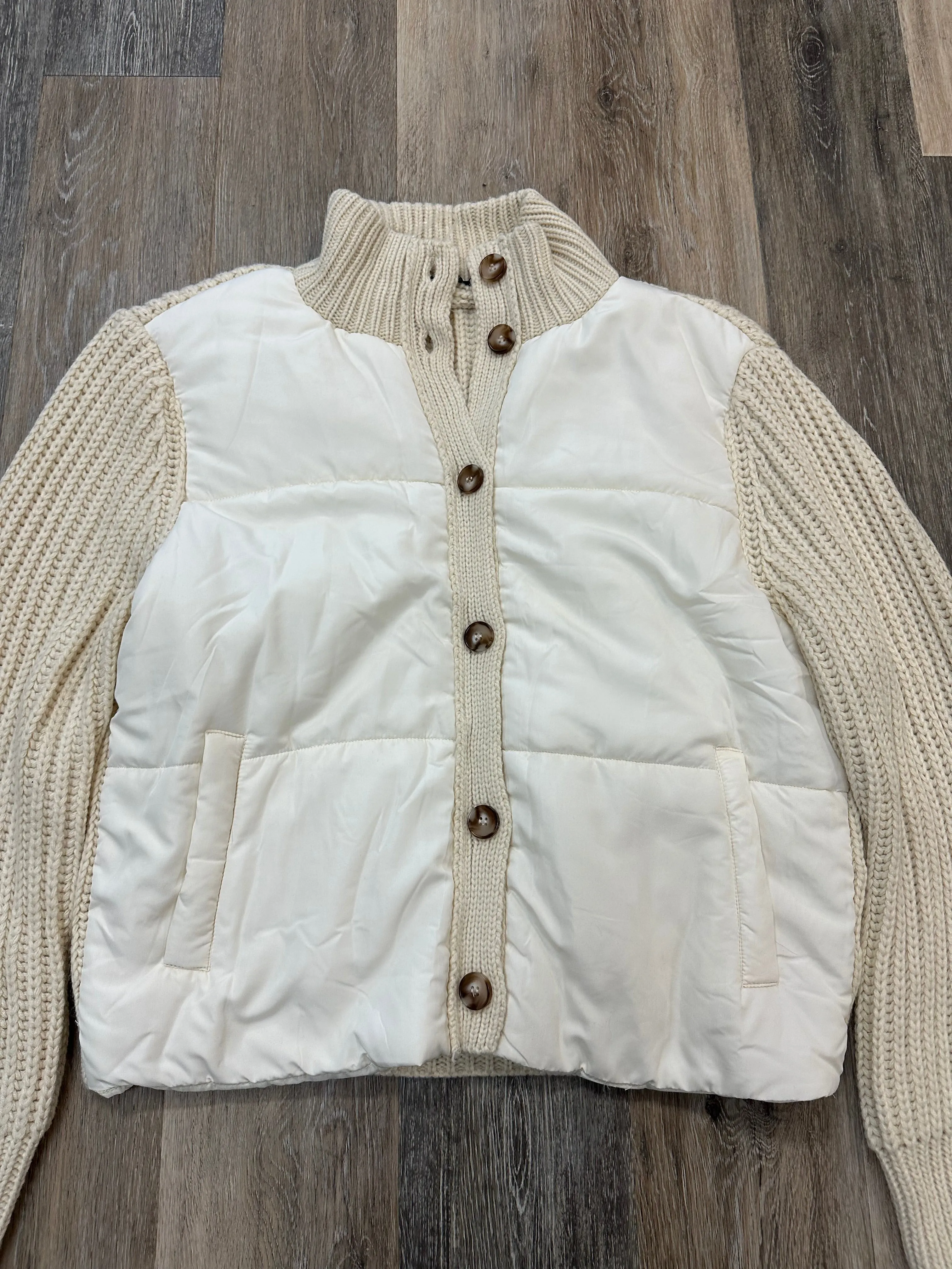 Sweater By Magnolia In Cream, Size: L