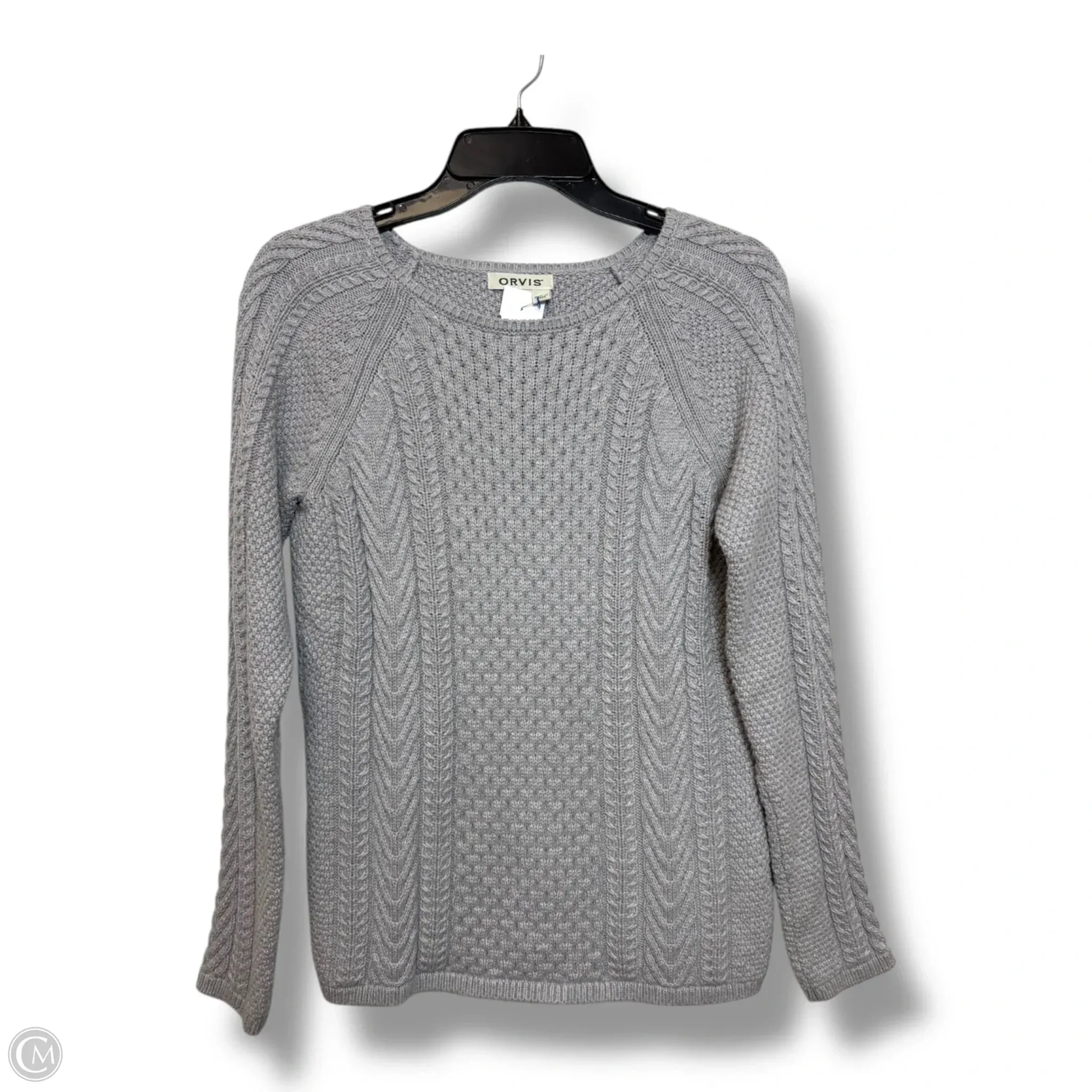 Sweater By Orvis In Grey, Size: Xs
